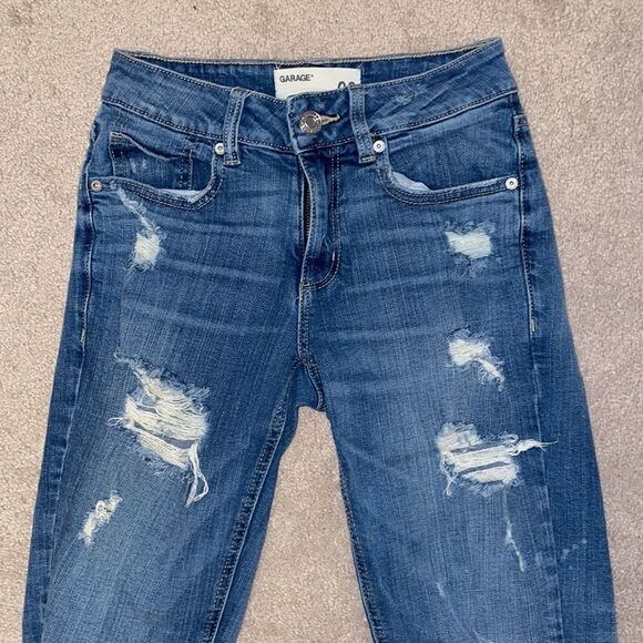Garage Stretch Girlfriend Jeans Size 00 - Picture 2 of 11